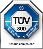 Geprüft und zertifiziert vom TÜV SÜD